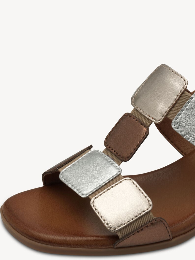 in pelle sandalo con tacco metallico 8-88203-42-992 compra tamaris sandali online
