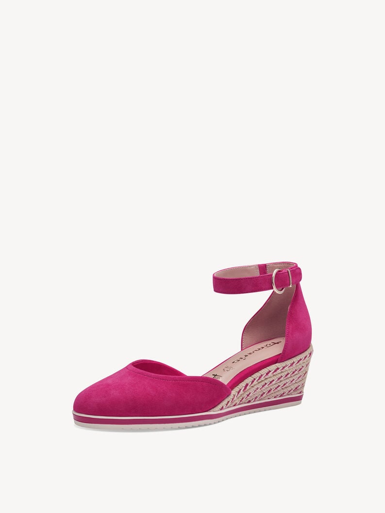 pelle wedge pompe - rosa 1-22309-42-513 compra tamaris pompe online