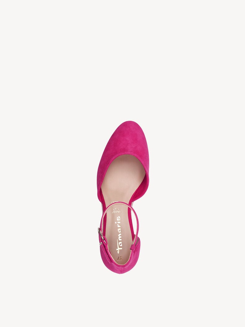 pelle wedge pompe - rosa 1-22309-42-513 compra tamaris pompe online