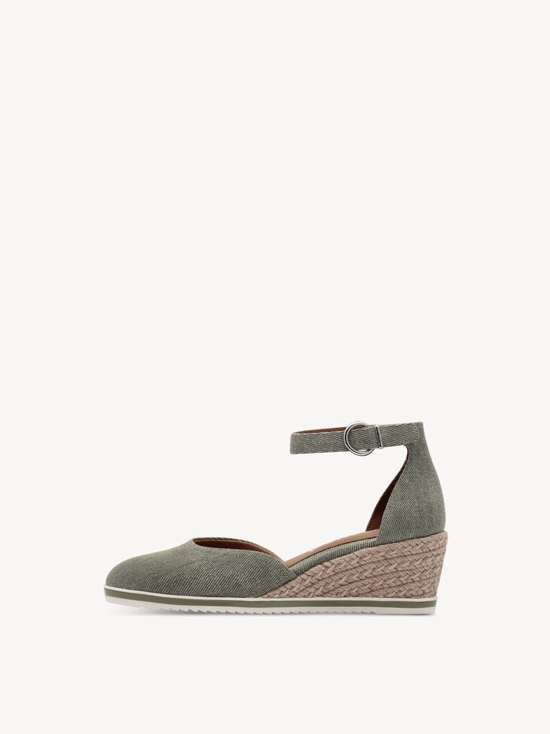 wedge pompe - verde 1-22319-44-771 compra tamaris pompe online
