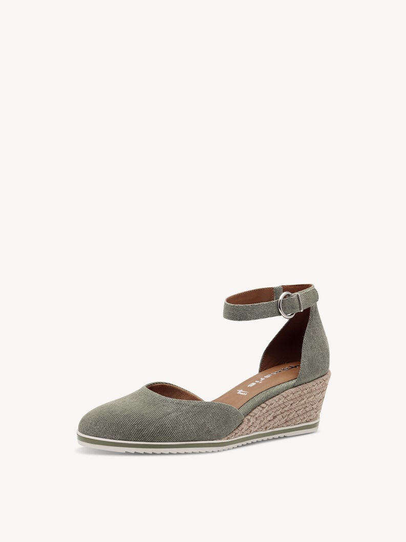 wedge pompe - verde 1-22319-44-771 compra tamaris pompe online