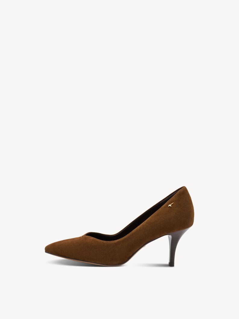décolletés in pelle - marrone 1-22422-46-305 compra tamaris pompe online
