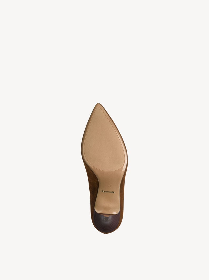 décolletés in pelle - marrone 1-22422-46-305 compra tamaris pompe online