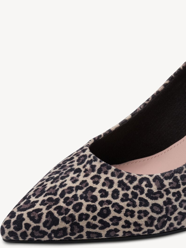 décolletés in pelle - marrone 1-22434-41-360 compra tamaris pompe online