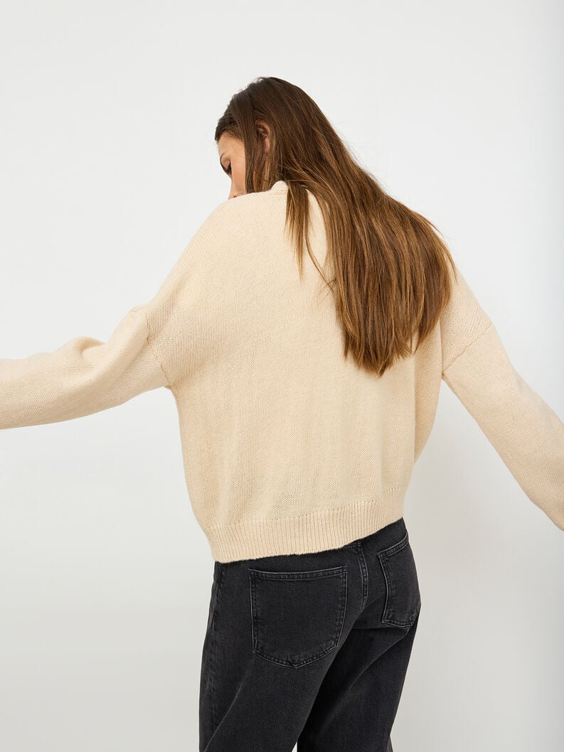 cardigan - beige taw0758-70034 compra tamaris maglie online