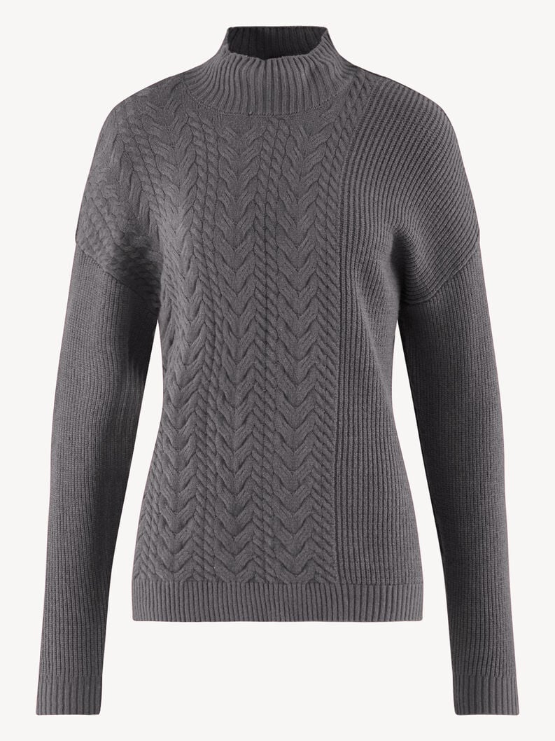 pullover a maglia - grigio taw0828-80051 compra tamaris pullover cardigan online