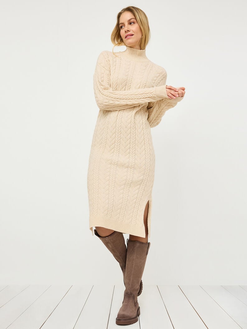 abito in maglia beige taw0833-70034 compra tamaris abiti gonne on-line