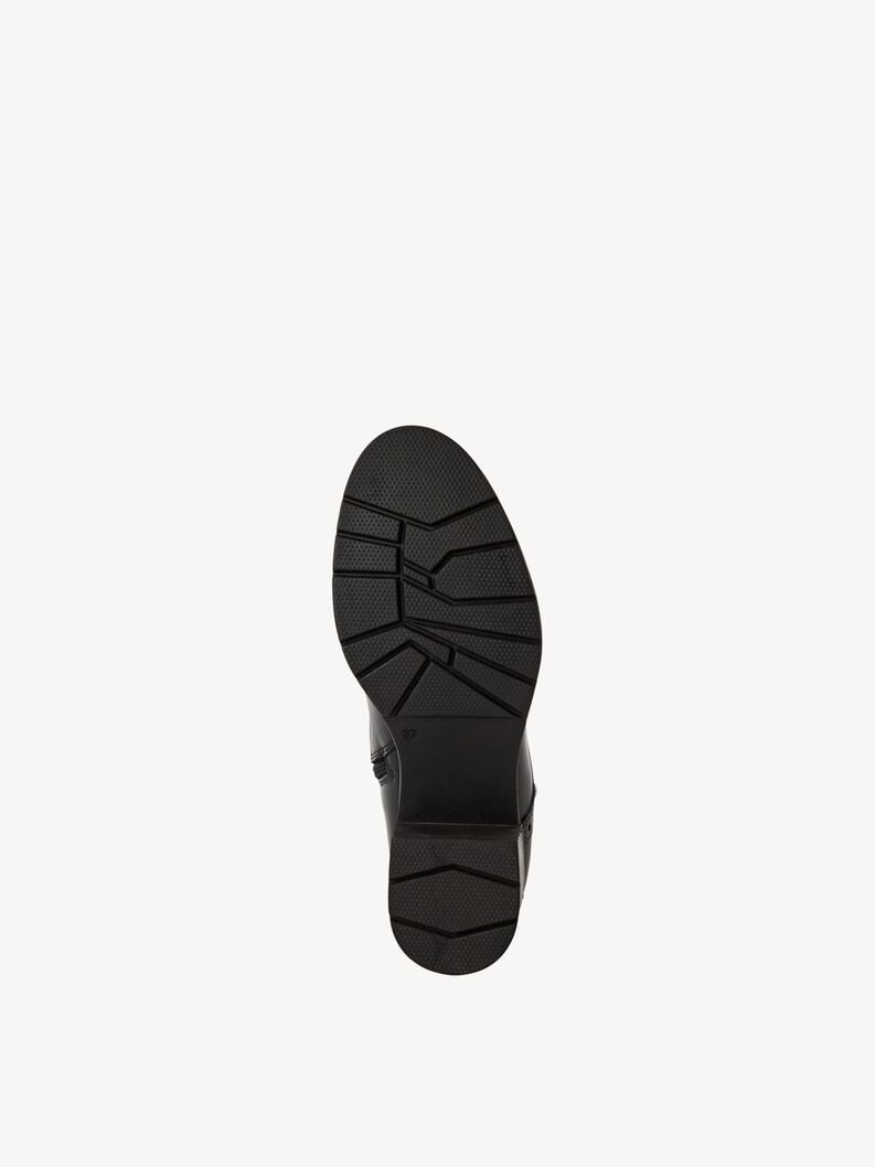 bootie in pelle - nero 1-25143-45-001 compra tamaris stivaletti online