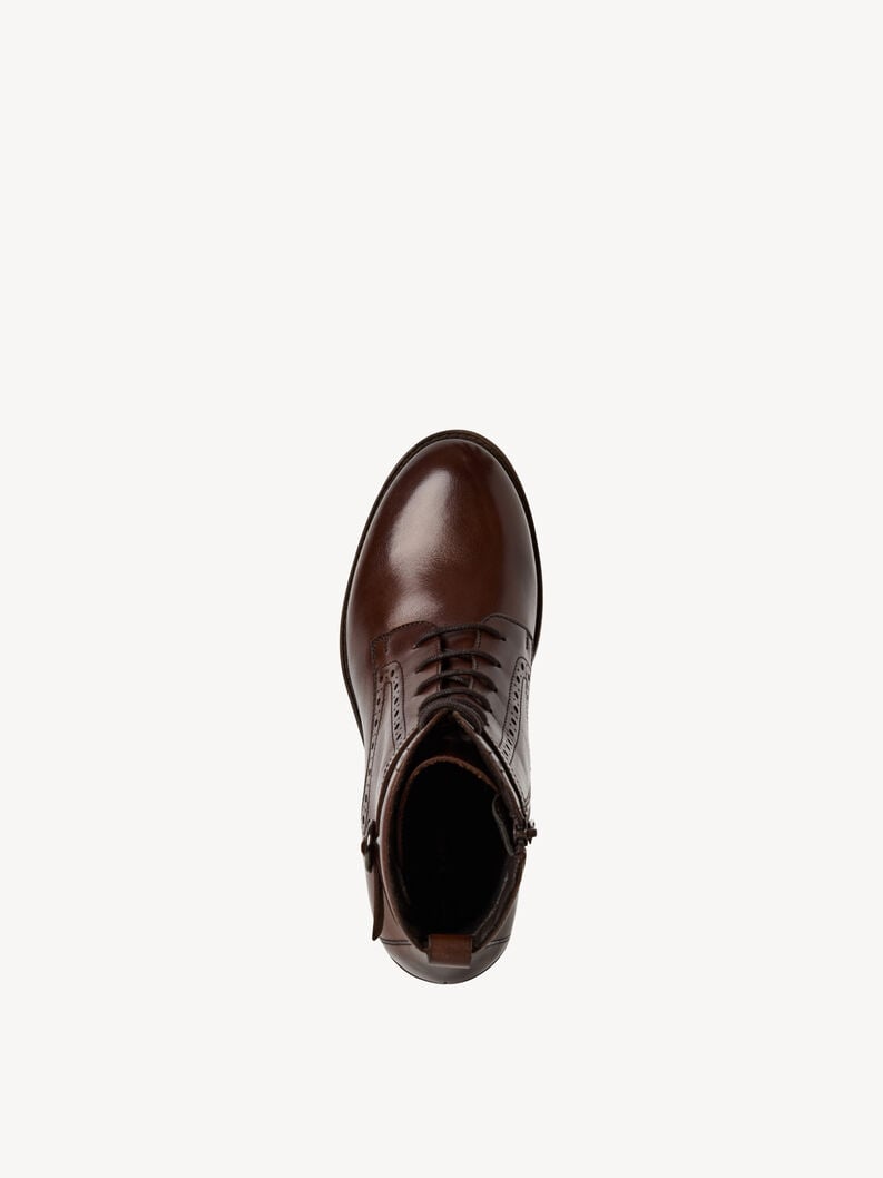 bootie in pelle - marrone 1-25143-45-311 compra tamaris stivaletti online