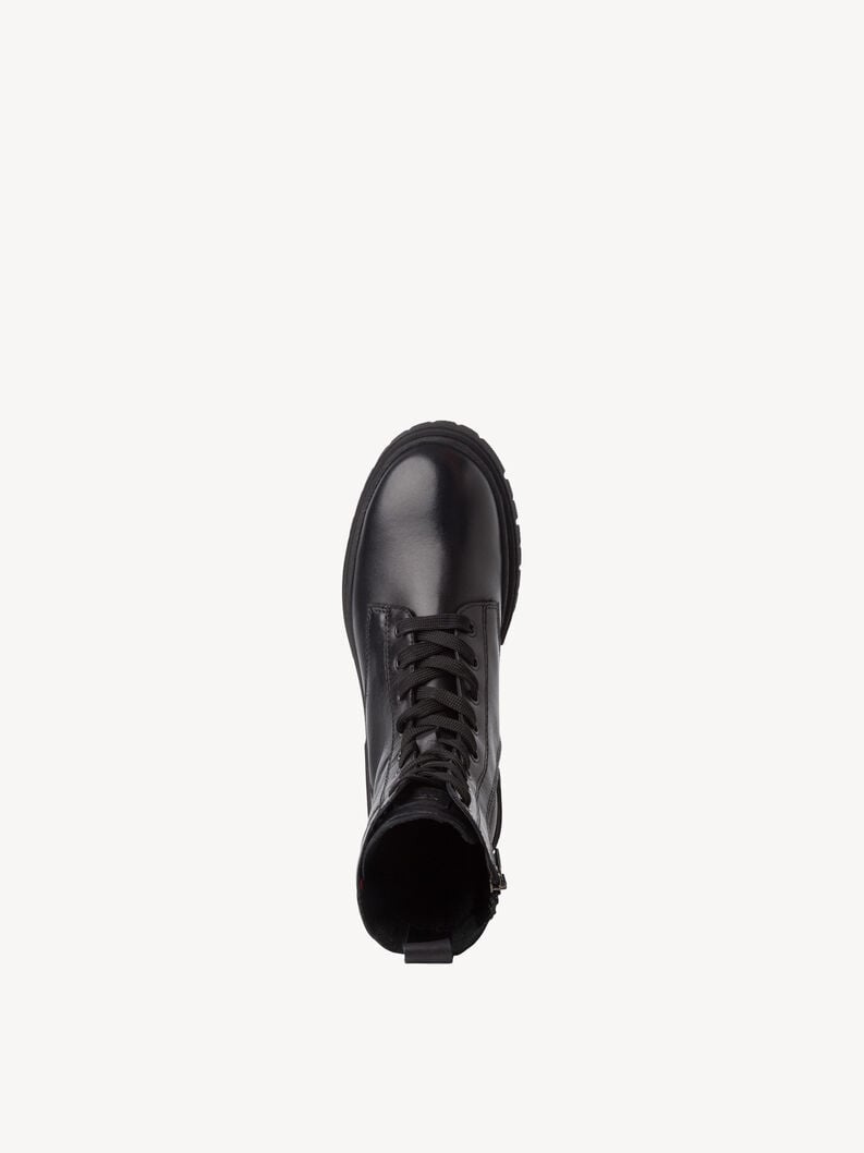bootie in pelle - nero 1-25213-43-001 compra tamaris stivaletti online