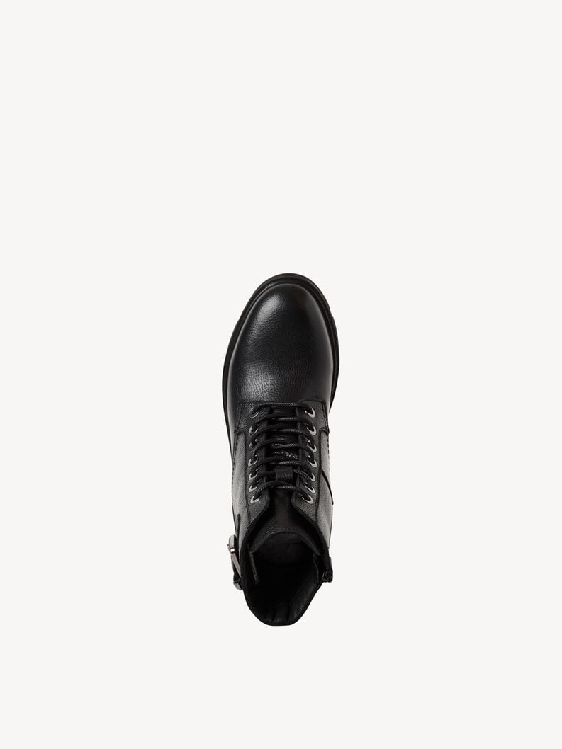 bootie in pelle - nero 1-25216-45-001 compra tamaris stivaletti online