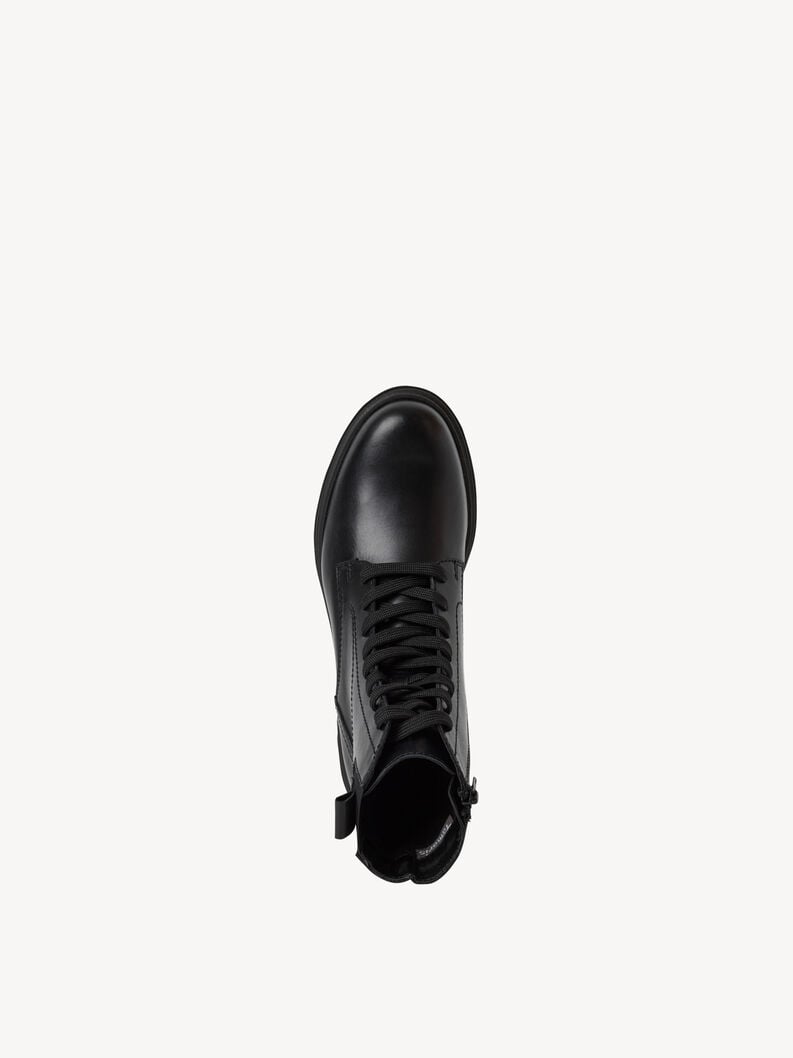 bootie in pelle - nero 1-25217-45-003 compra tamaris stivaletti online