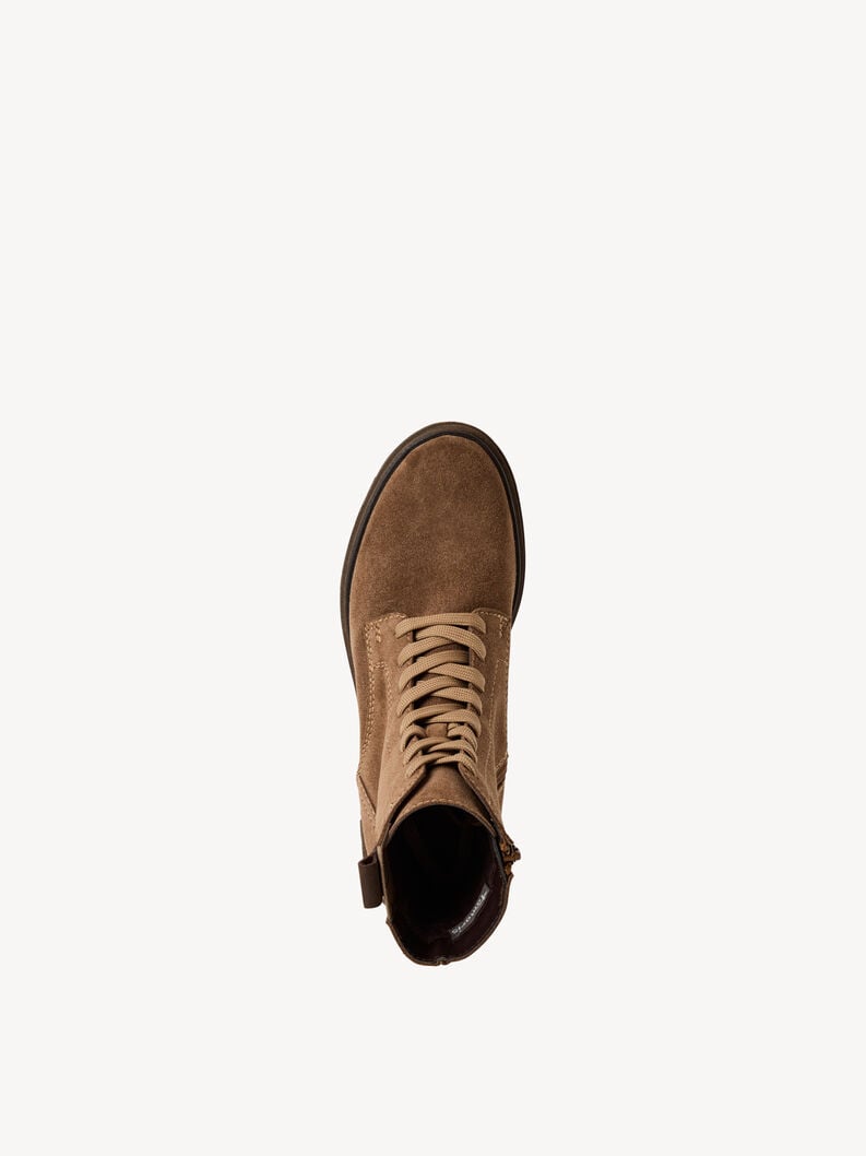 bootie in pelle - marrone 1-25217-45-300 compra tamaris stivaletti online