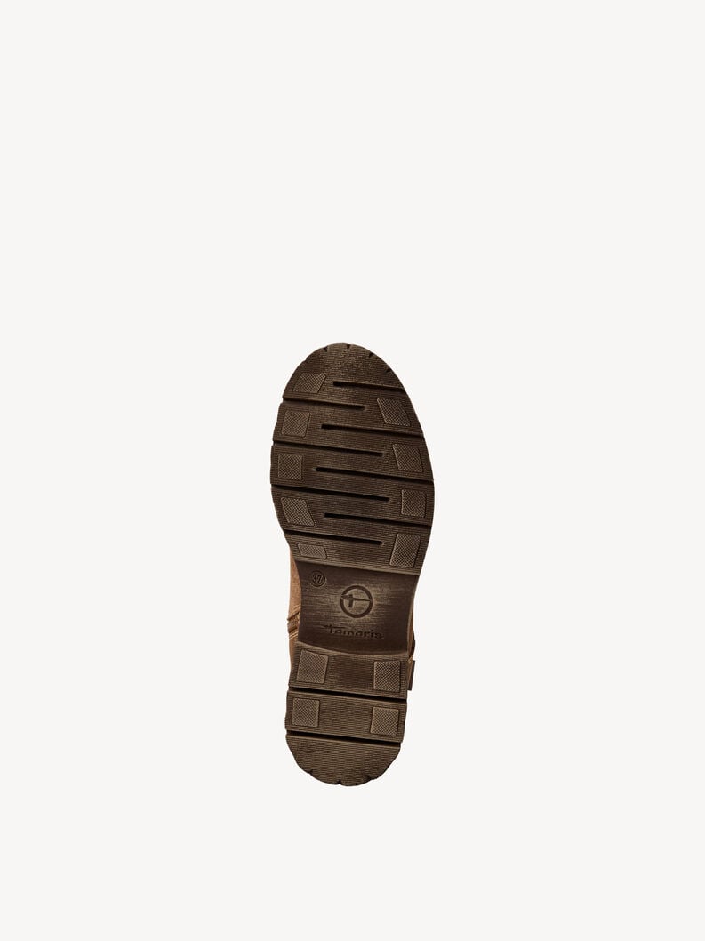 bootie in pelle - marrone 1-25217-45-300 compra tamaris stivaletti online