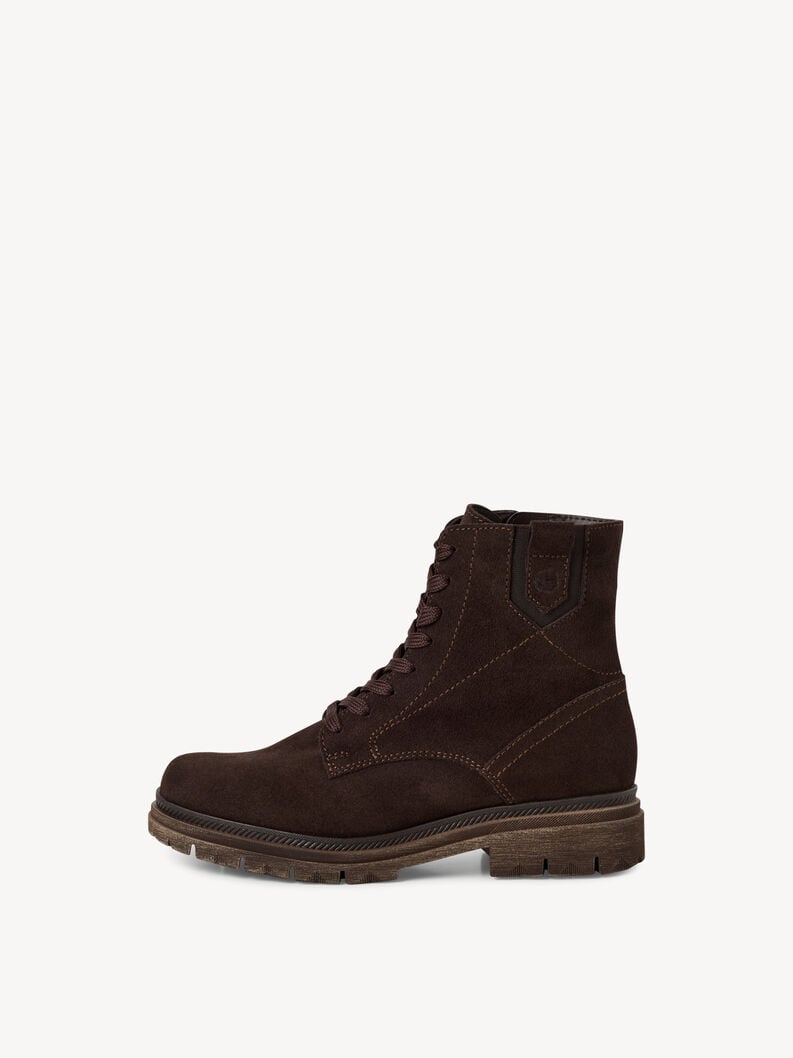 bootie in pelle - marrone 1-25217-45-304 compra tamaris stivaletti online
