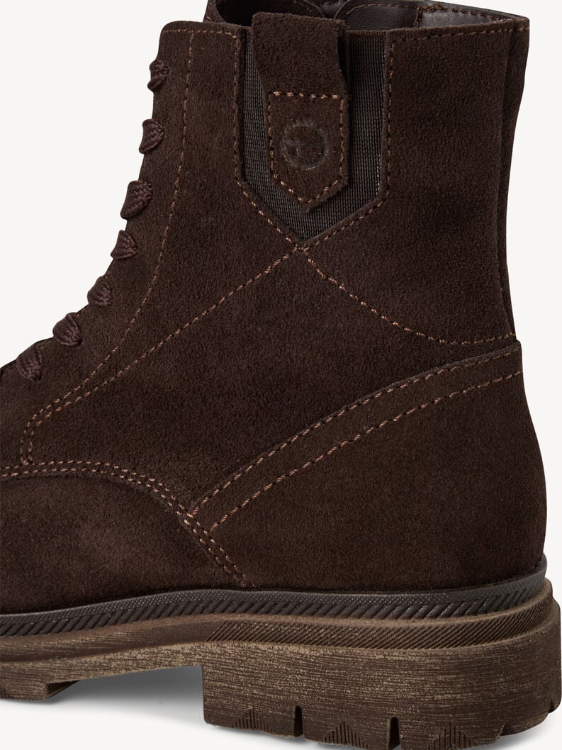 bootie in pelle - marrone 1-25217-45-304 compra tamaris stivaletti online