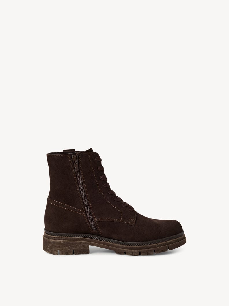 bootie in pelle - marrone 1-25217-45-304 compra tamaris stivaletti online