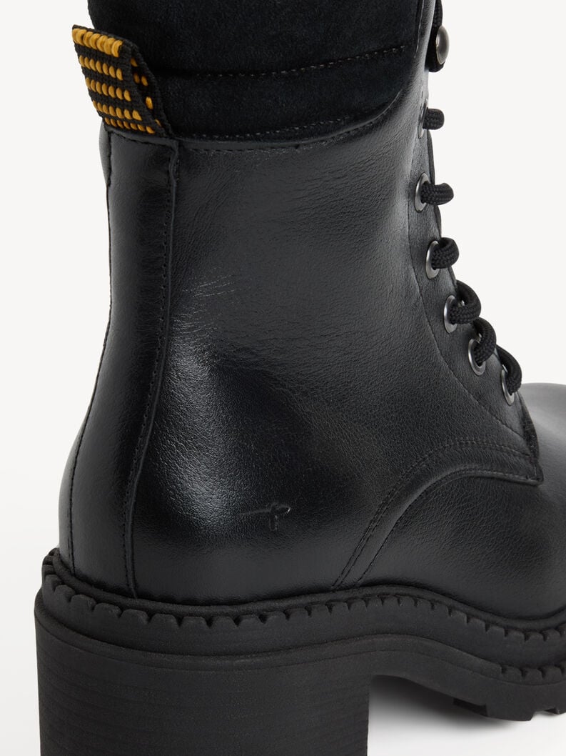 bootie in pelle - nero 1-25294-45-003 compra tamaris stivaletti online