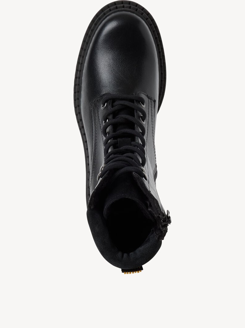 bootie in pelle - nero 1-25294-45-003 compra tamaris stivaletti online