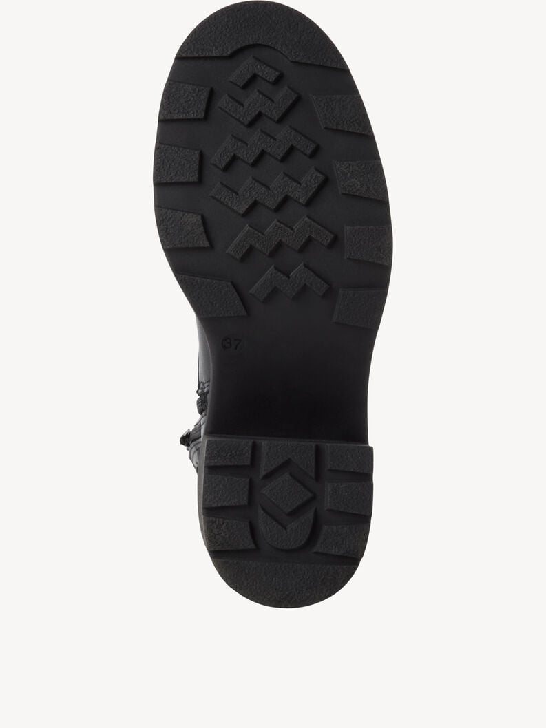 bootie in pelle - nero 1-25294-45-003 compra tamaris stivaletti online