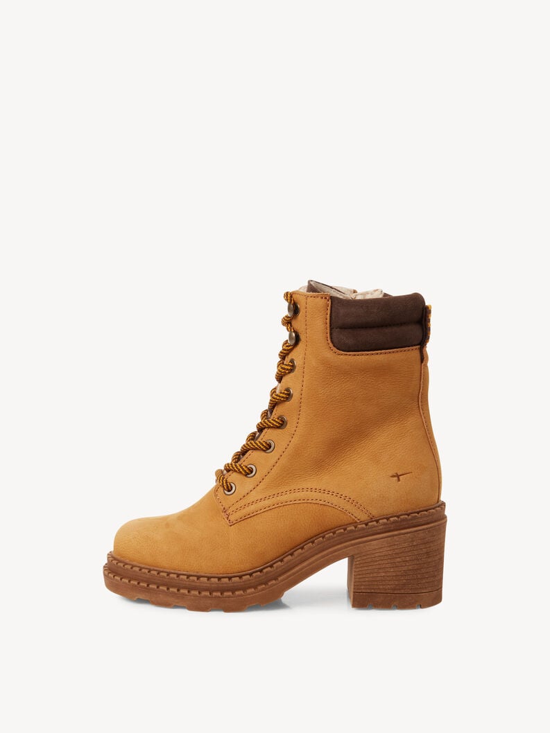 bootie in pelle - giallo 1-25294-45-610 compra tamaris stivaletti online