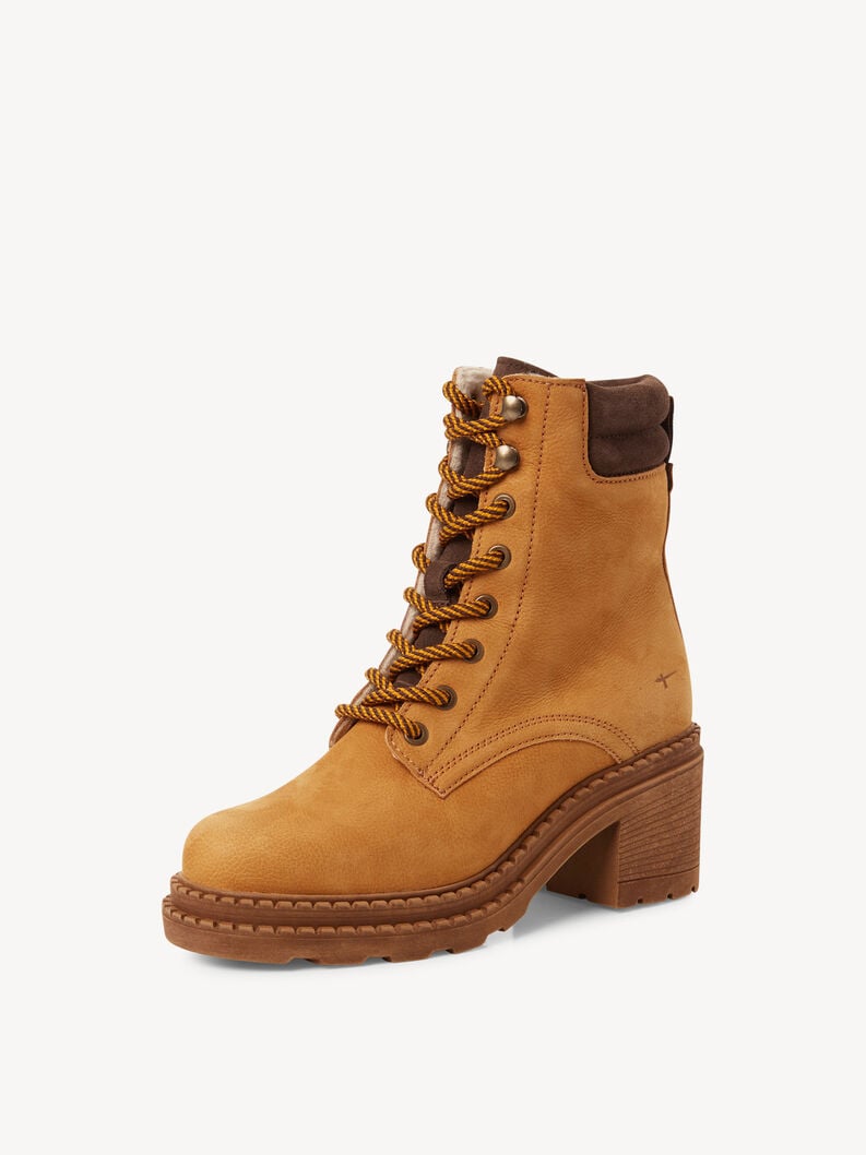 bootie in pelle - giallo 1-25294-45-610 compra tamaris stivaletti online