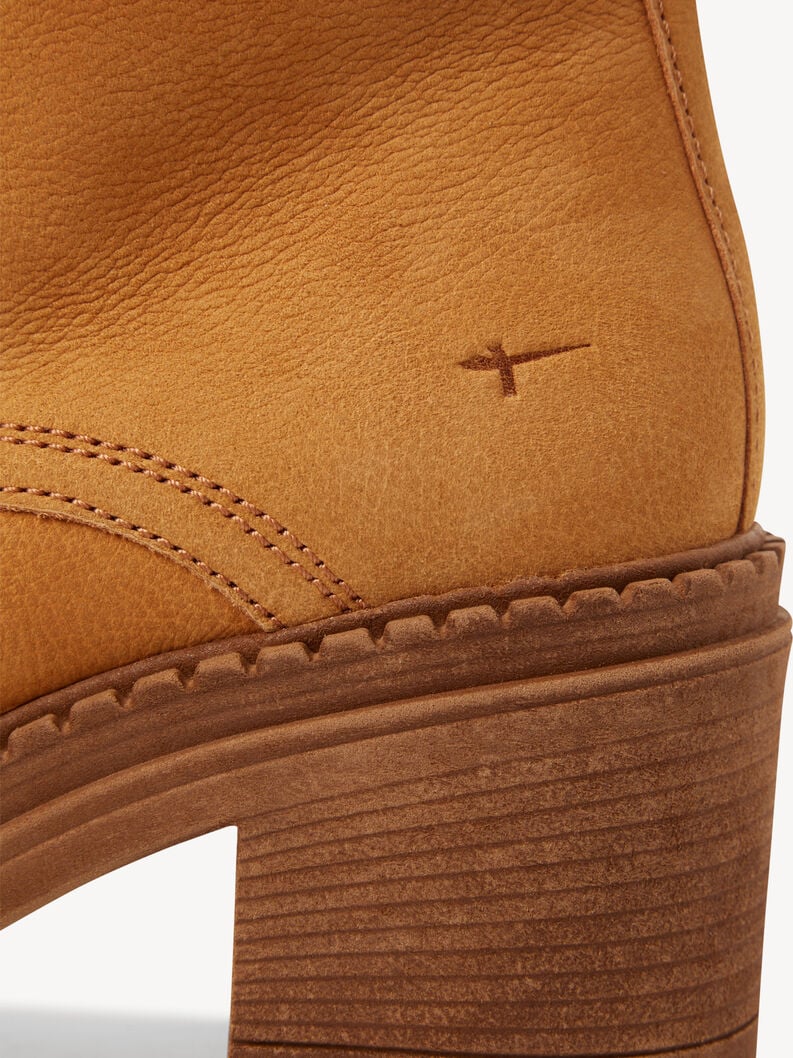 bootie in pelle - giallo 1-25294-45-610 compra tamaris stivaletti online