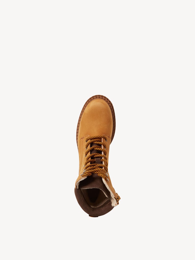 bootie in pelle - giallo 1-25294-45-610 compra tamaris stivaletti online