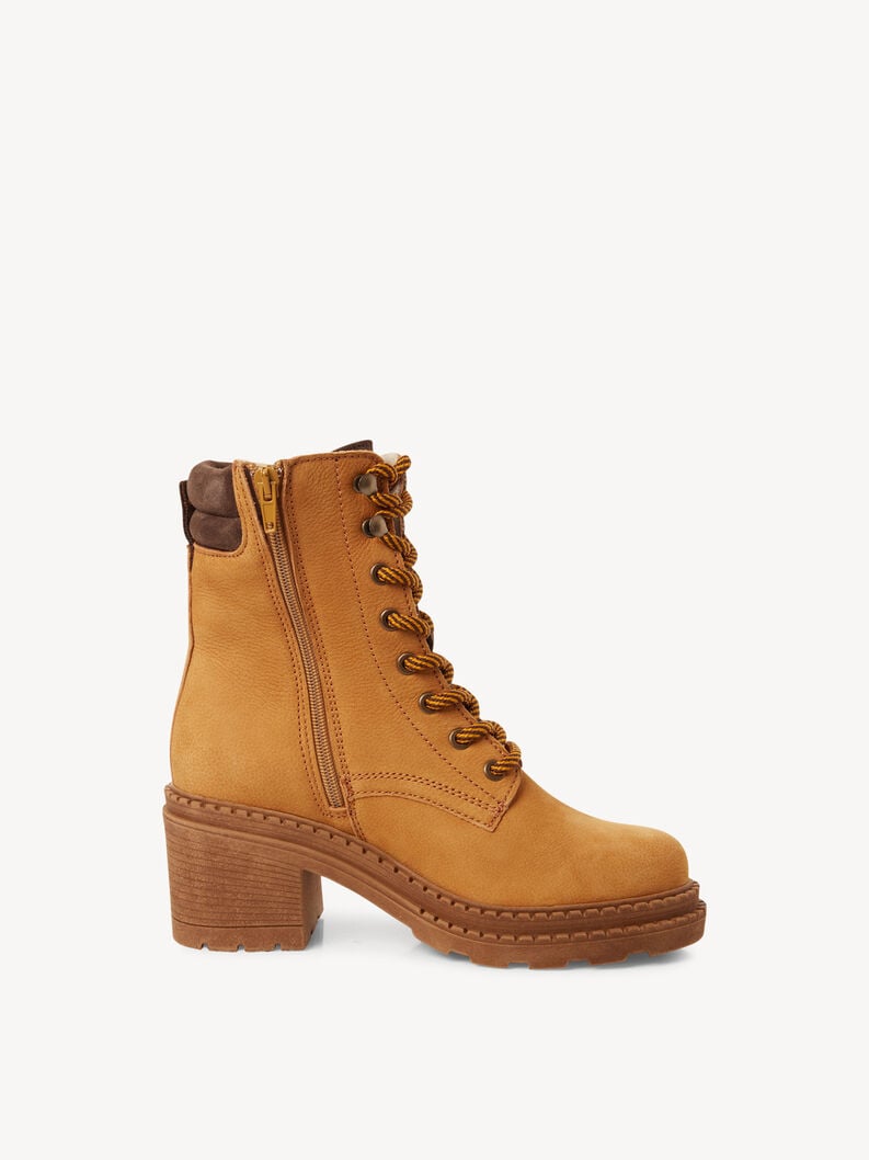 bootie in pelle - giallo 1-25294-45-610 compra tamaris stivaletti online