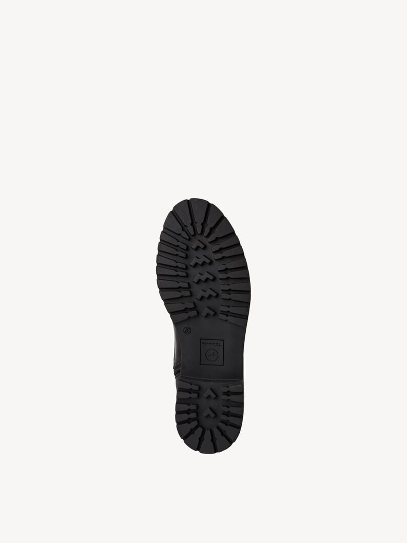 bootie in pelle - nero 1-25402-43-001 compra tamaris stivaletti online