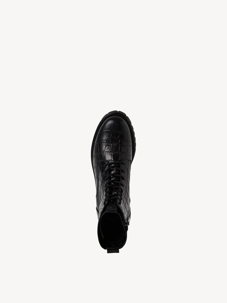 bootie in pelle - nero 1-25402-43-028 compra tamaris stivaletti online