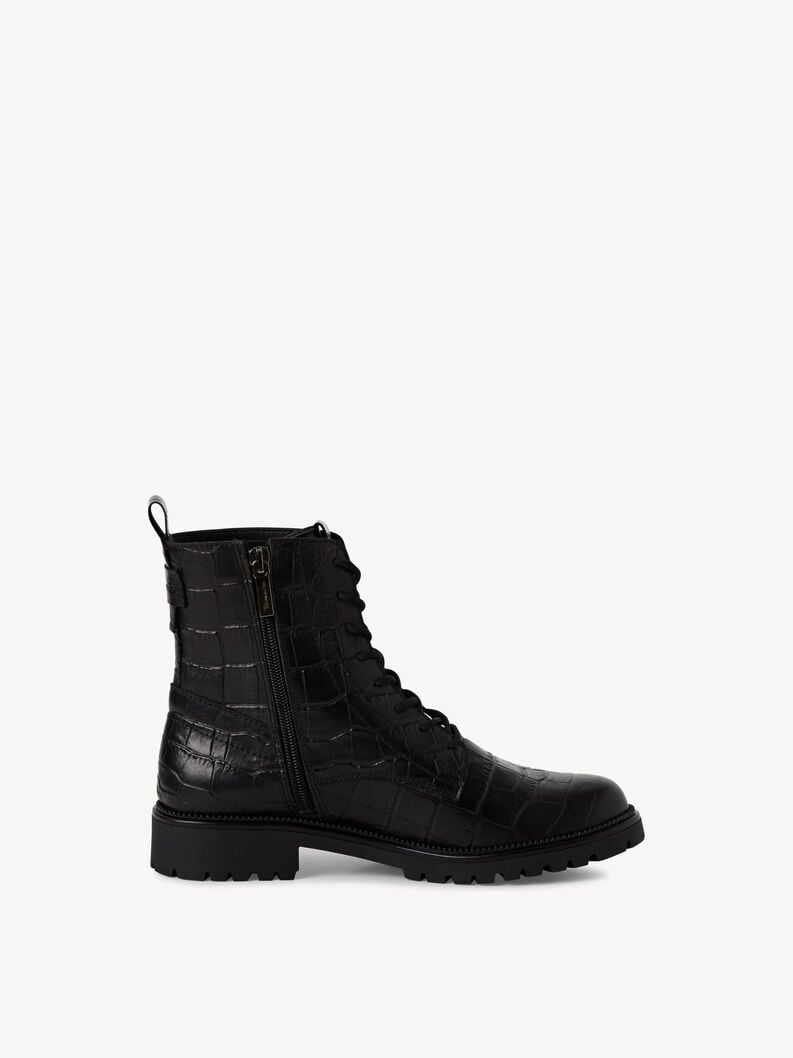 bootie in pelle - nero 1-25402-43-028 compra tamaris stivaletti online
