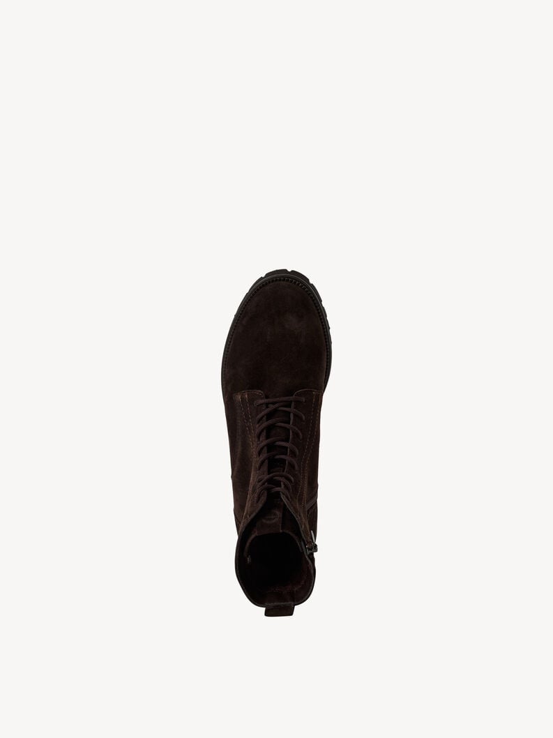 bootie in pelle - marrone 1-25402-43-347 compra tamaris stivaletti online