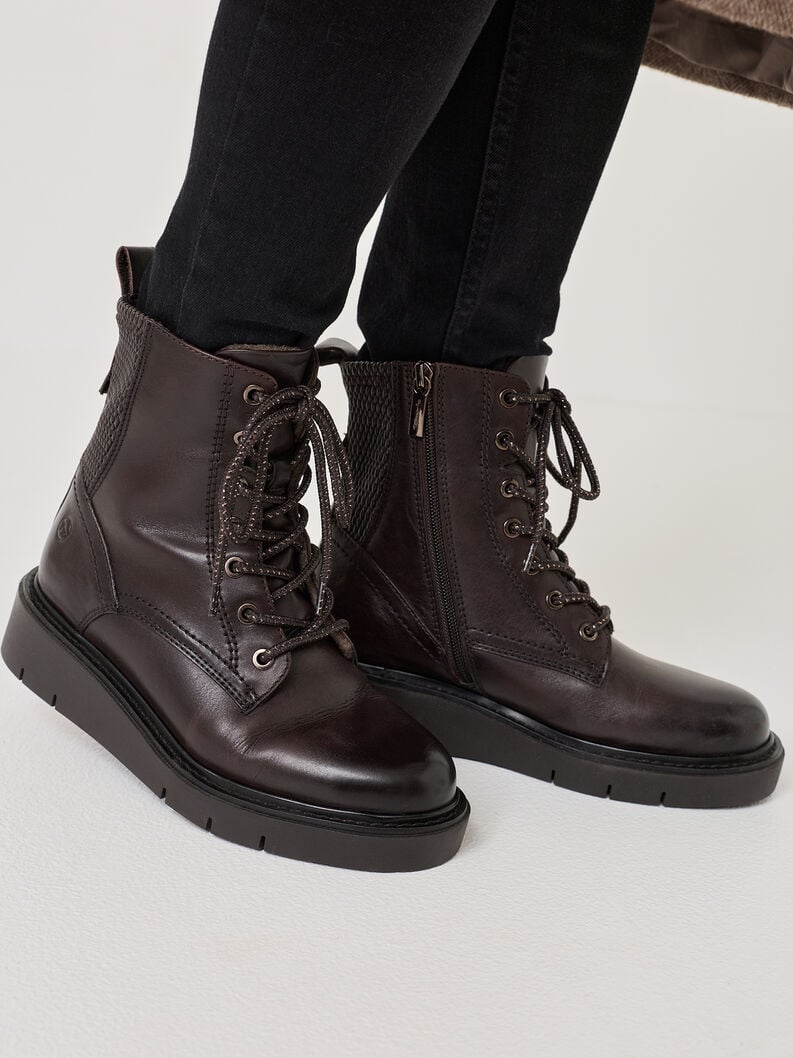 bootie marrone 8-85201-45-301 compra tamaris ampia stivaletti online