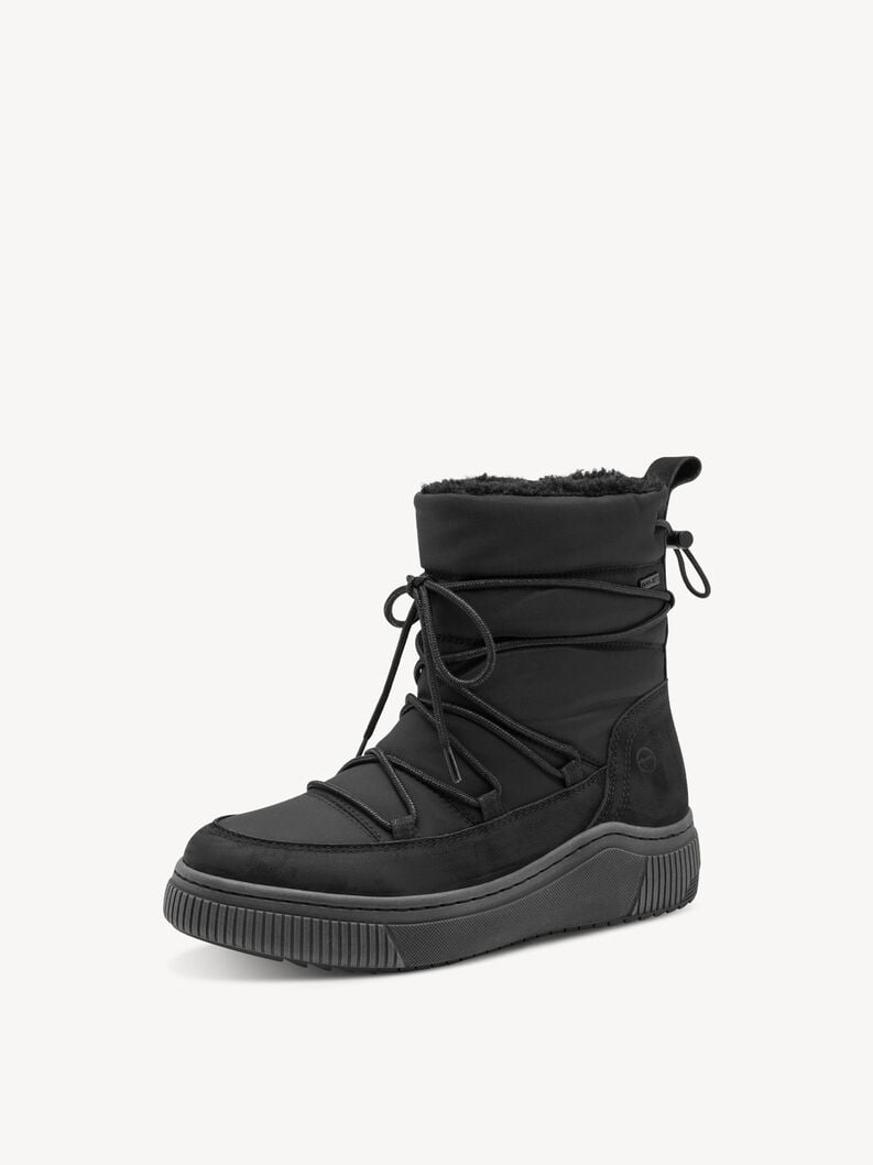 bootie nero fodera calda 8-86201-43-001 compra tamaris foderato ampia boots online