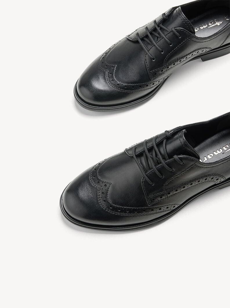 in pelle scarpe basse - nero 1-23290-43-003 compra tamaris scarpe basse pantofole online
