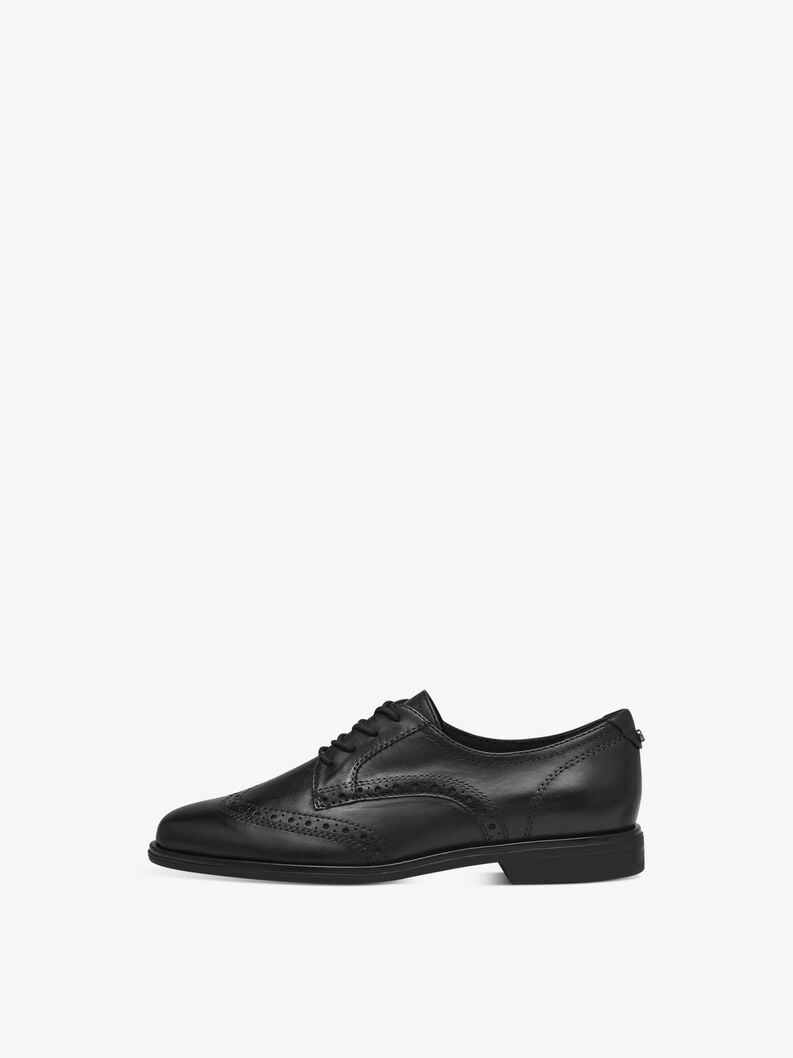 in pelle scarpe basse - nero 1-23290-43-003 compra tamaris scarpe basse pantofole online