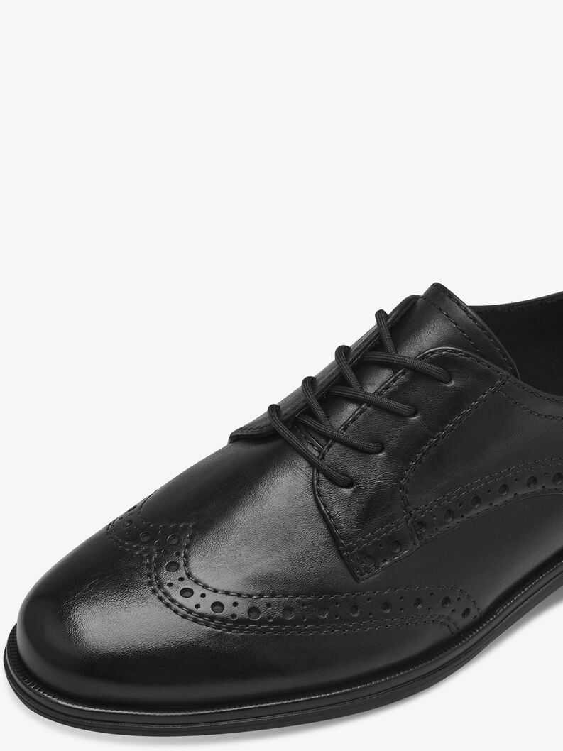 in pelle scarpe basse - nero 1-23290-43-003 compra tamaris scarpe basse pantofole online