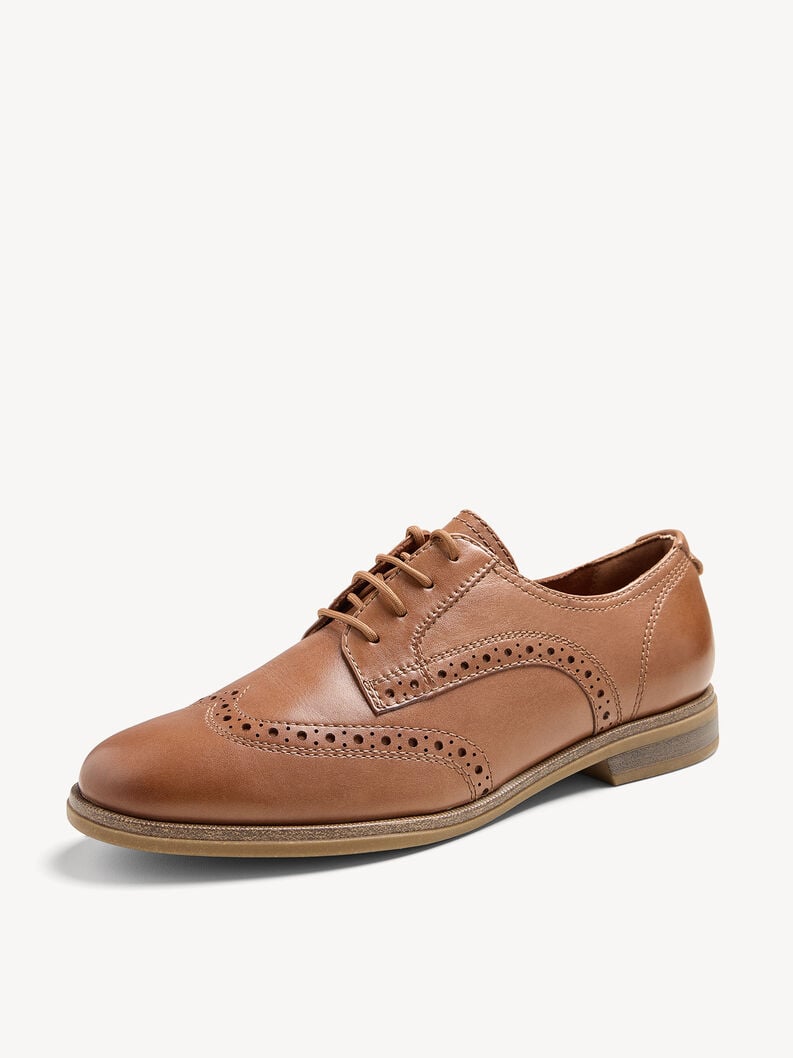 in pelle scarpe basse - marrone 1-23290-43-444 compra tamaris scarpe basse pantofole online