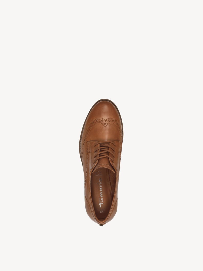 in pelle scarpe basse - marrone 1-23290-43-444 compra tamaris scarpe basse pantofole online