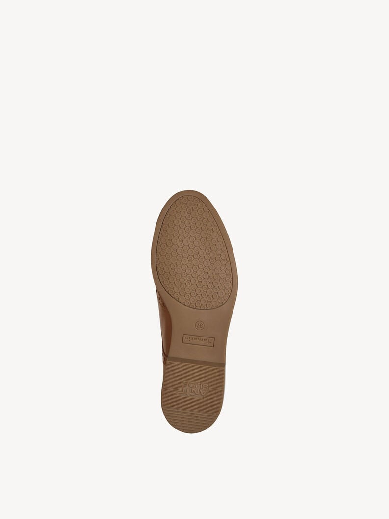 in pelle scarpe basse - marrone 1-23290-43-444 compra tamaris scarpe basse pantofole online