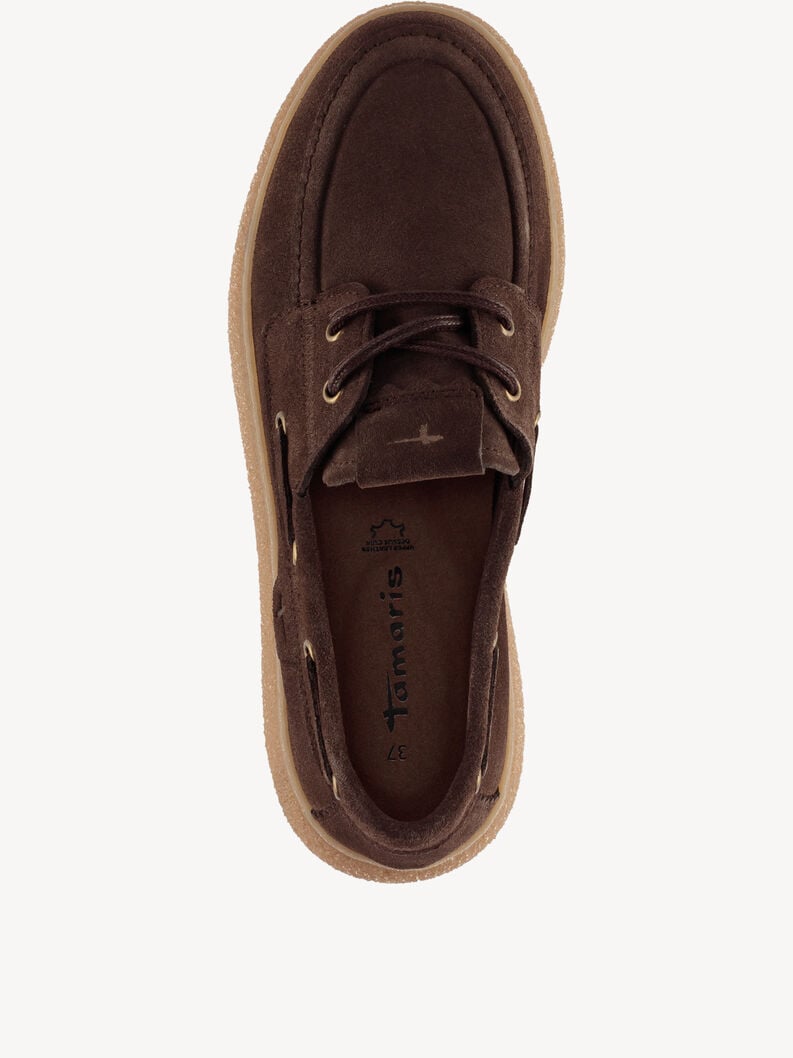 mocassino in pelle - marrone 1-23744-45-304 compra tamaris online