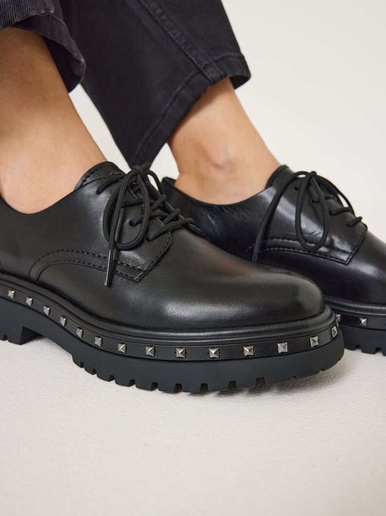 in pelle scarpe basse - nero 1-23748-45-001 compra tamaris scarpe basse pantofole online