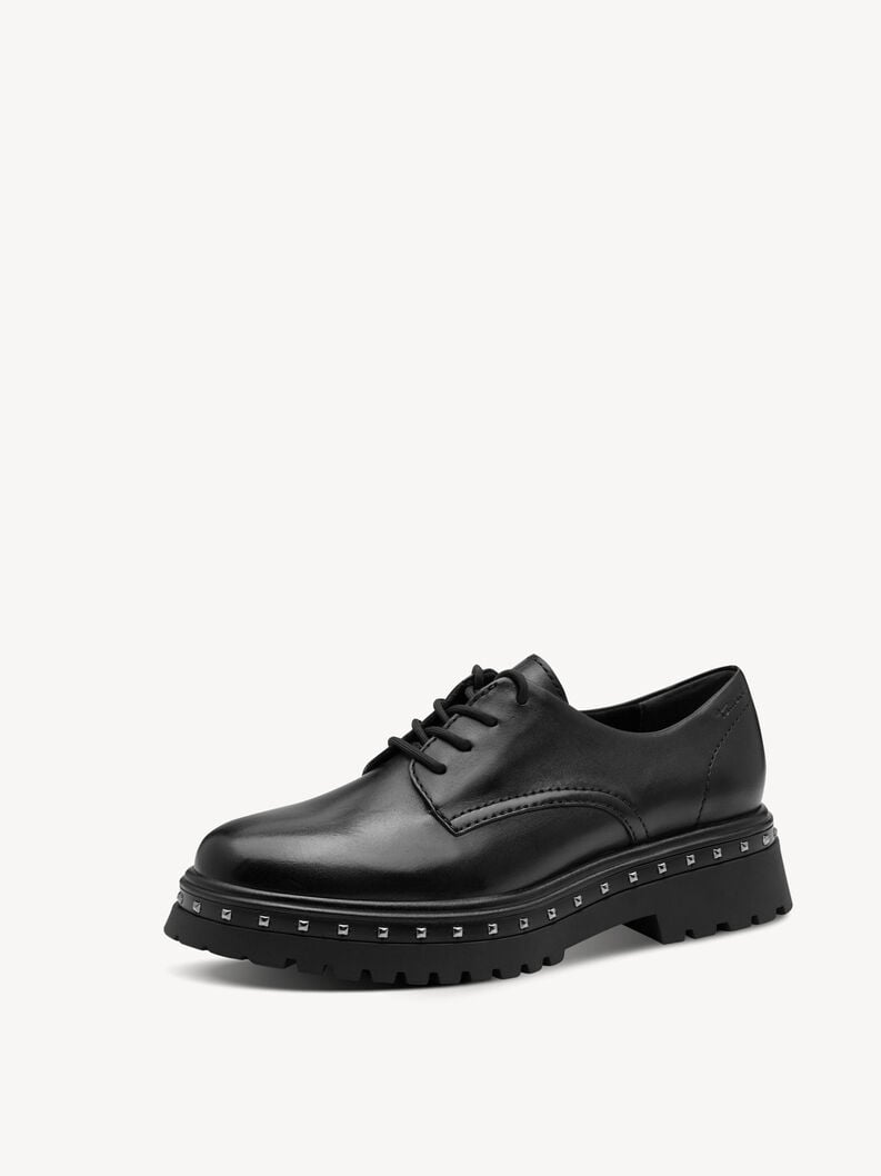 in pelle scarpe basse - nero 1-23748-45-001 compra tamaris scarpe basse pantofole online