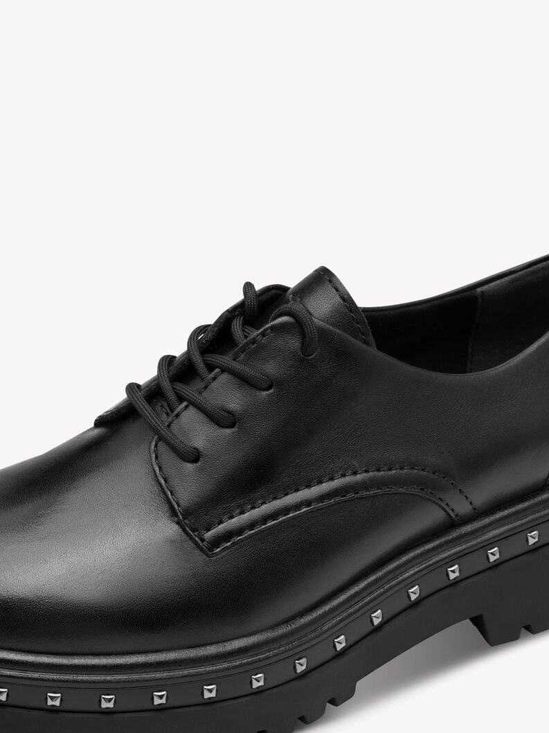 in pelle scarpe basse - nero 1-23748-45-001 compra tamaris scarpe basse pantofole online
