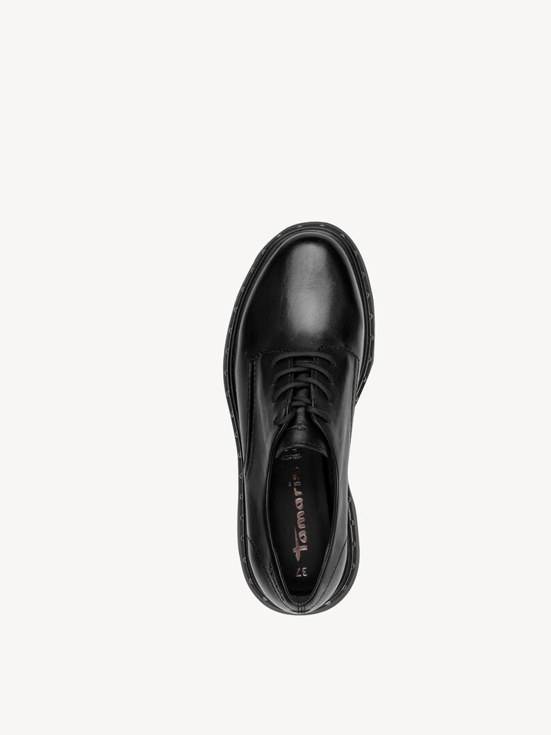 in pelle scarpe basse - nero 1-23748-45-001 compra tamaris scarpe basse pantofole online