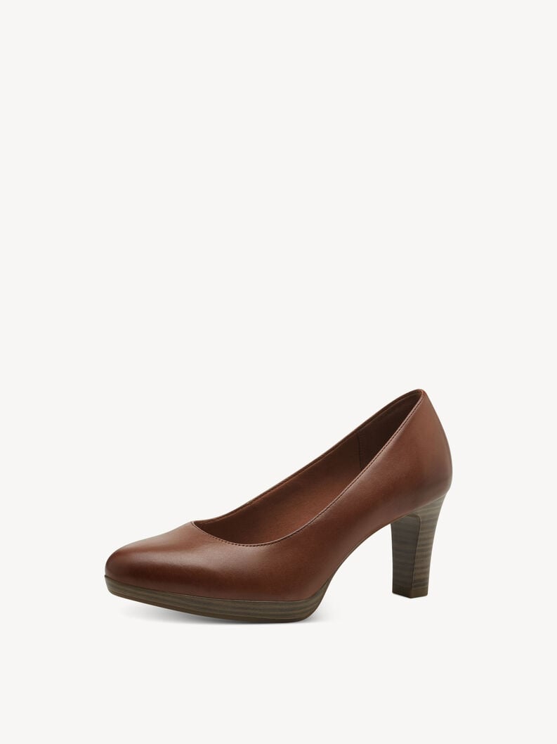 décolletés in pelle - marrone 1-22410-41-305 compra tamaris abiti per il lavoro on-line