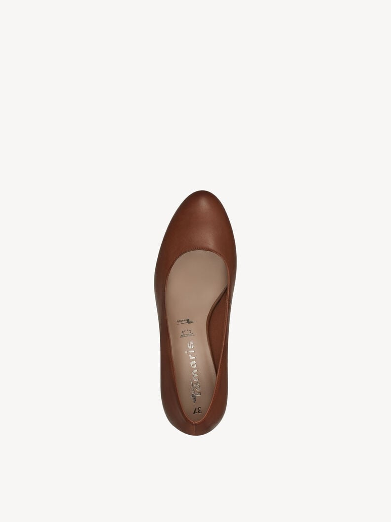décolletés in pelle - marrone 1-22410-41-305 compra tamaris abiti per il lavoro on-line