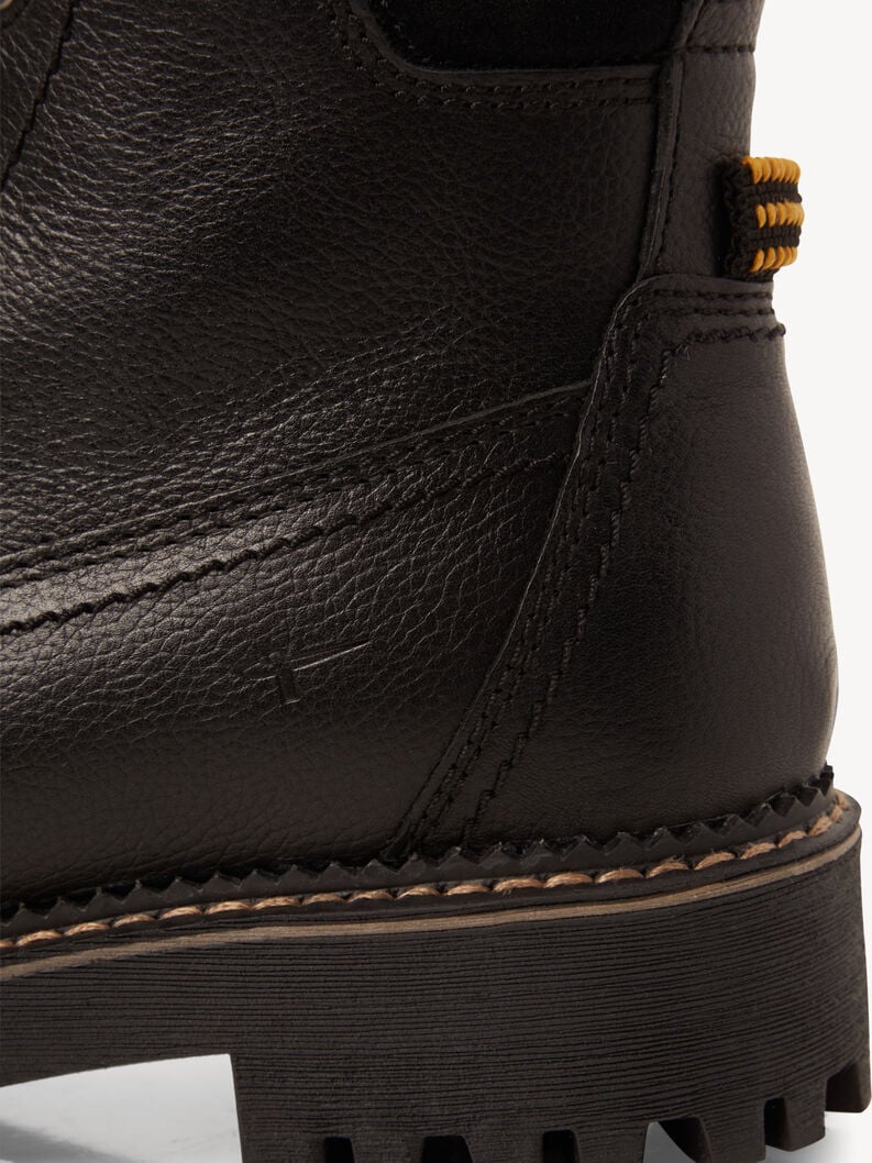 bootie in pelle - nero fodera calda 1-26224-45-001 compra tamaris stivaletti online