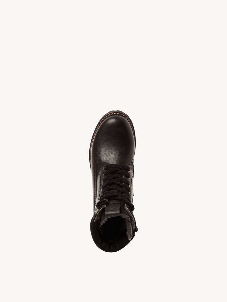 bootie in pelle - nero fodera calda 1-26224-45-001 compra tamaris stivaletti online